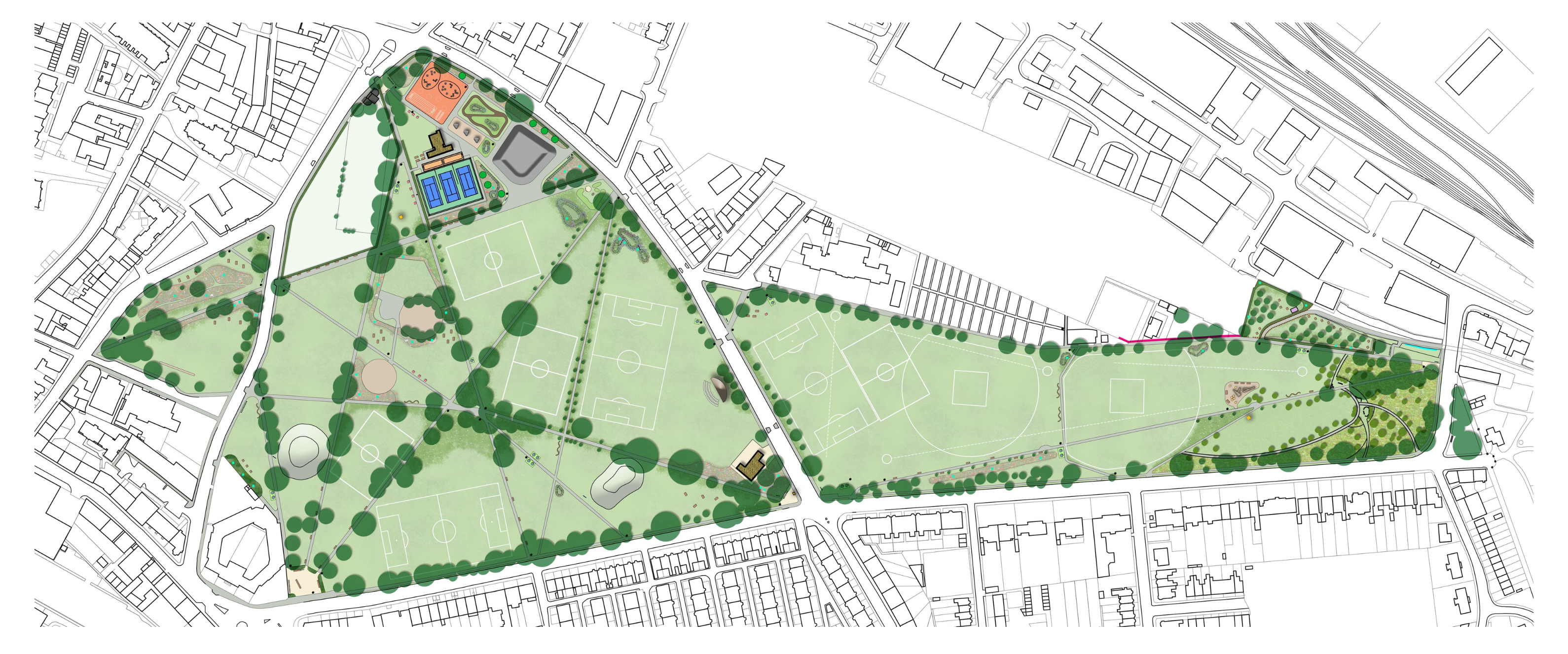 leith links masterplan design