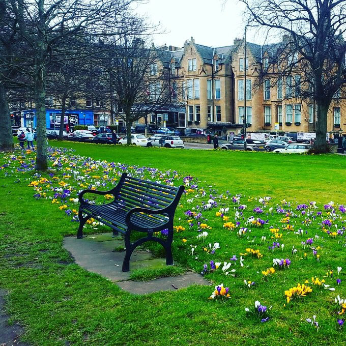 A park bench