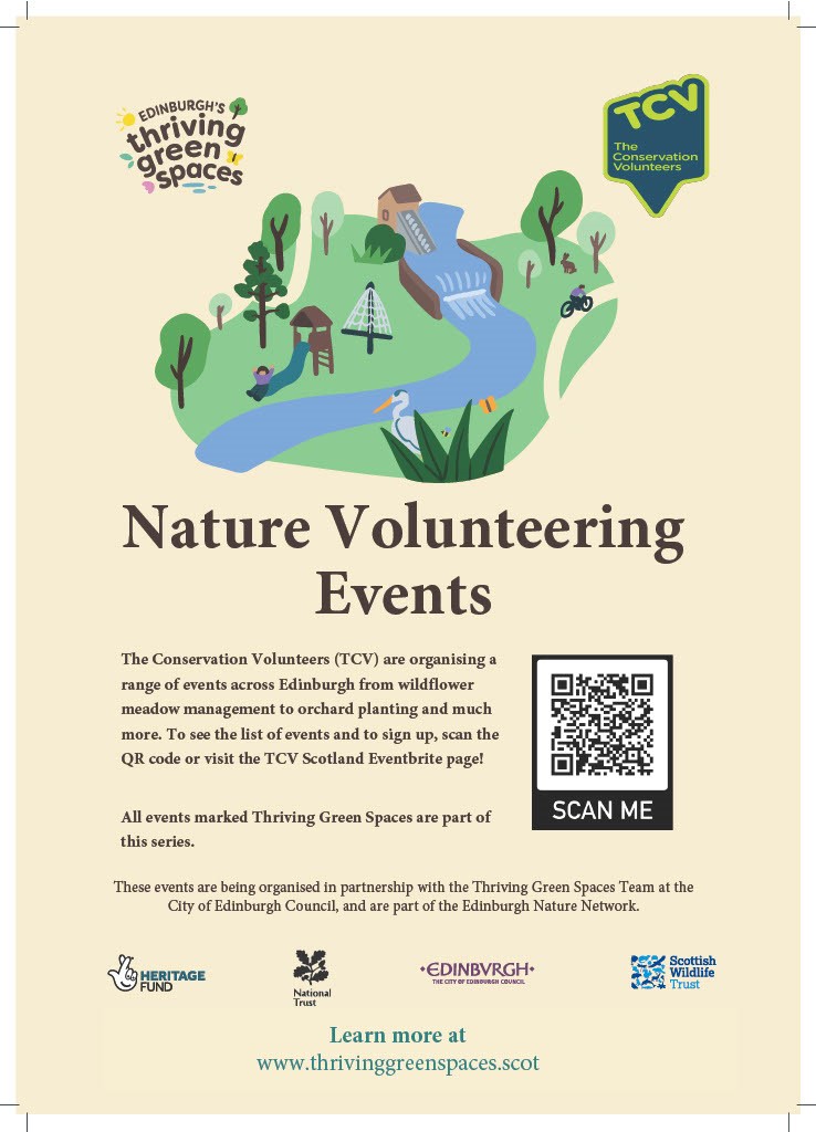 Poster we will use at physical locations describing the volunteering events mentioned on t